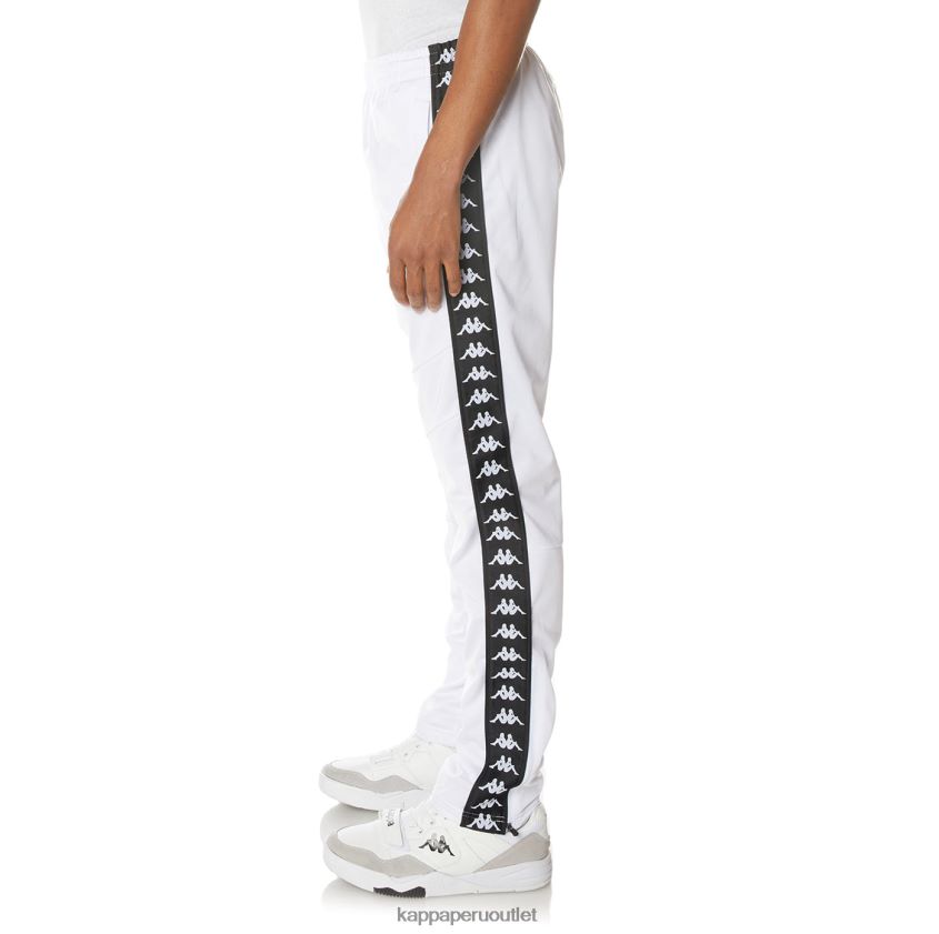 Kappa hombres pantalones deportivos 222 banda aderno blanco 2XPNV632