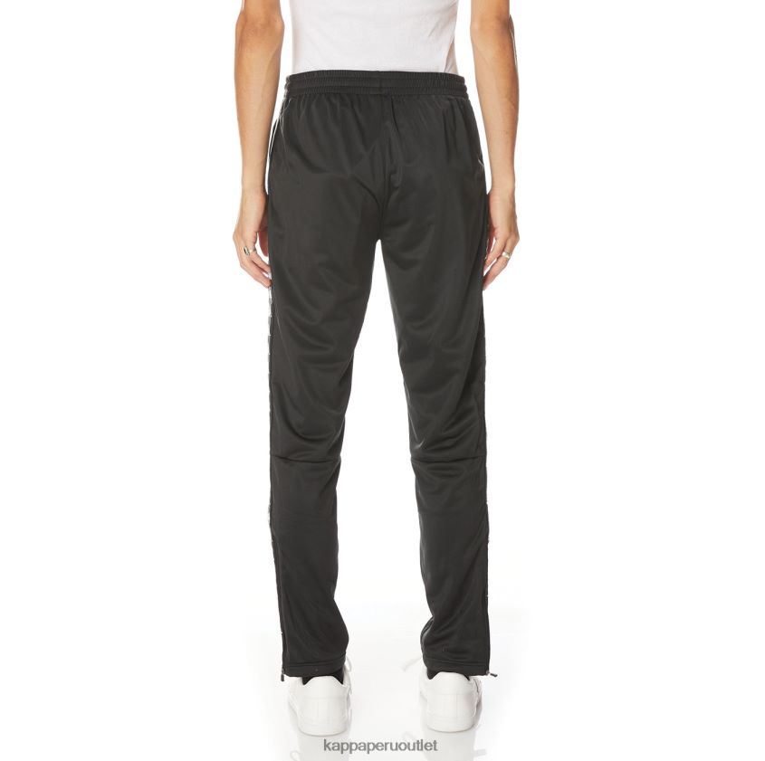 Kappa hombres pantalones deportivos 222 banda aderno negro 2XPNV630