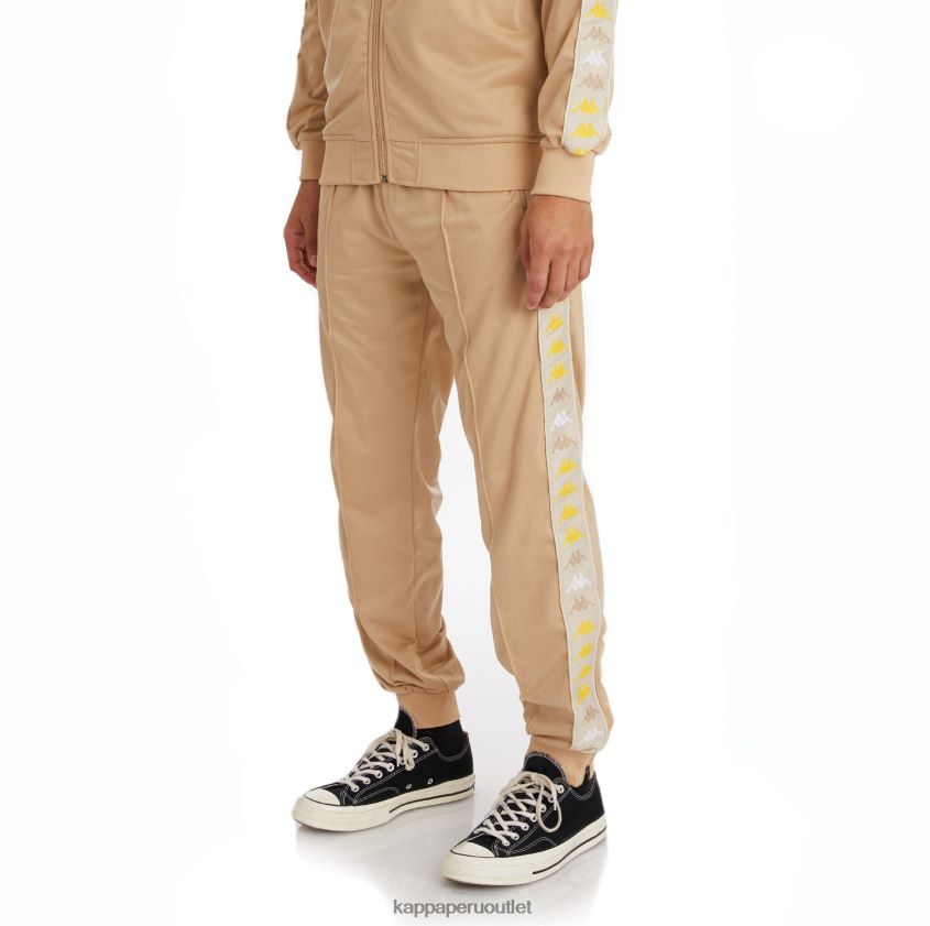 Kappa hombres pantalones deportivos 222 banda deky 2 beige 2XPNV627