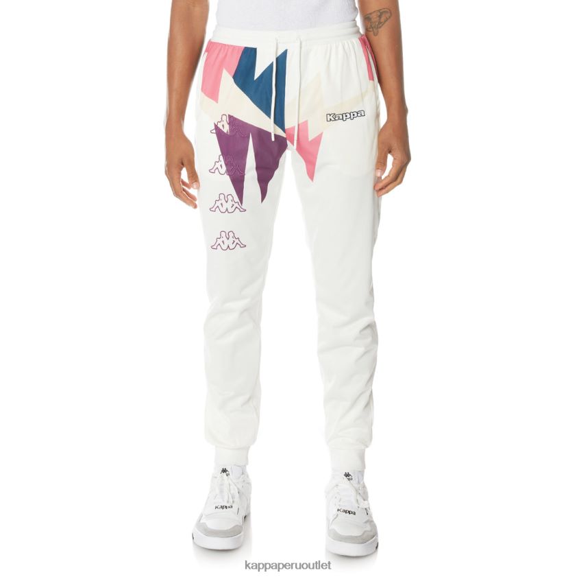 Kappa hombres pantalones deportivos con logo blanco 2XPNV622