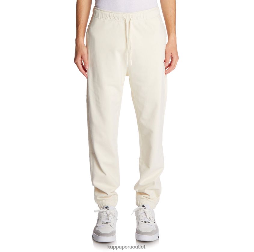 Kappa hombres bata giovani aurion pantalones deportivos crema 2XPNV669