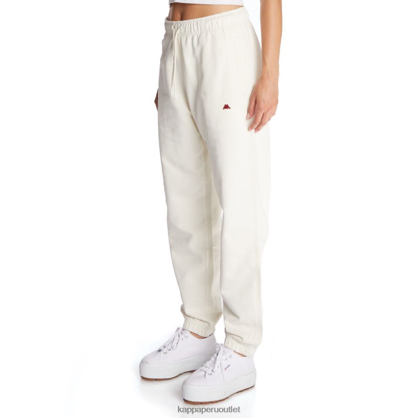 Kappa hombres bata giovani aurion pantalones deportivos crema 2XPNV669