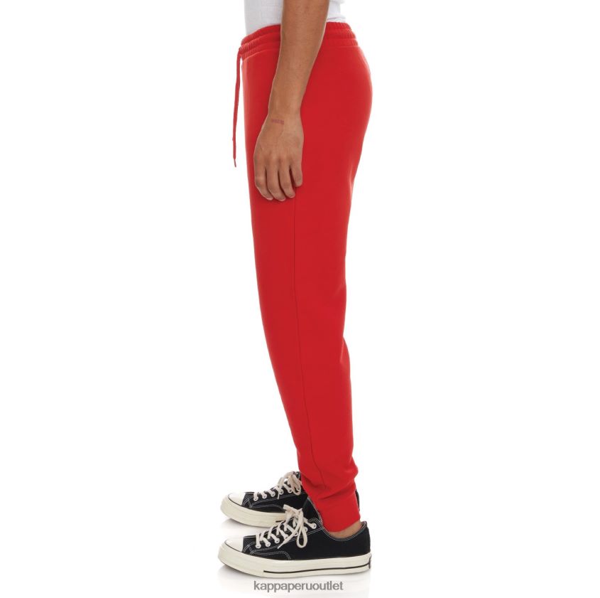 Kappa hombres pantalones de chándal zanok de polar con logo coral rojo 2XPNV663