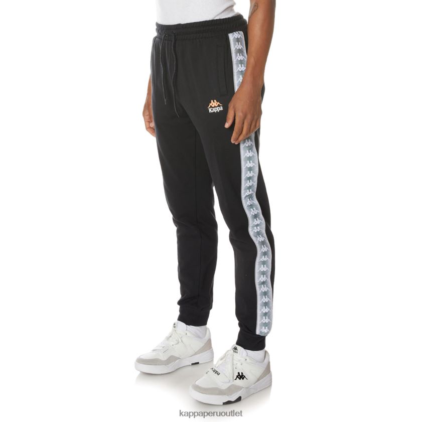 Kappa hombres pantalones deportivos 222 banda galanz negro azabache 2XPNV660