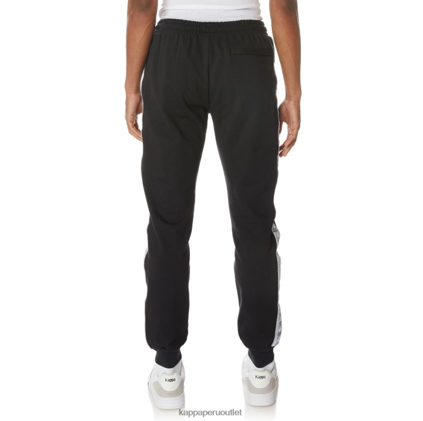 Kappa hombres pantalones deportivos 222 banda galanz negro azabache 2XPNV660