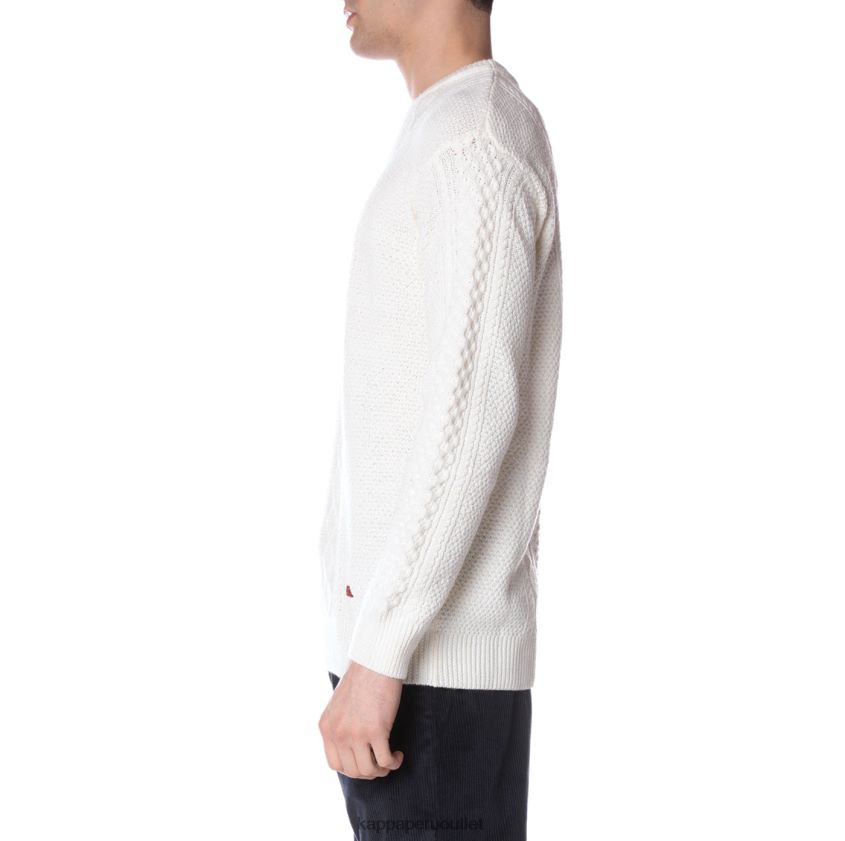 Kappa hombres bata giovani acrab jersey crema 2XPNV698