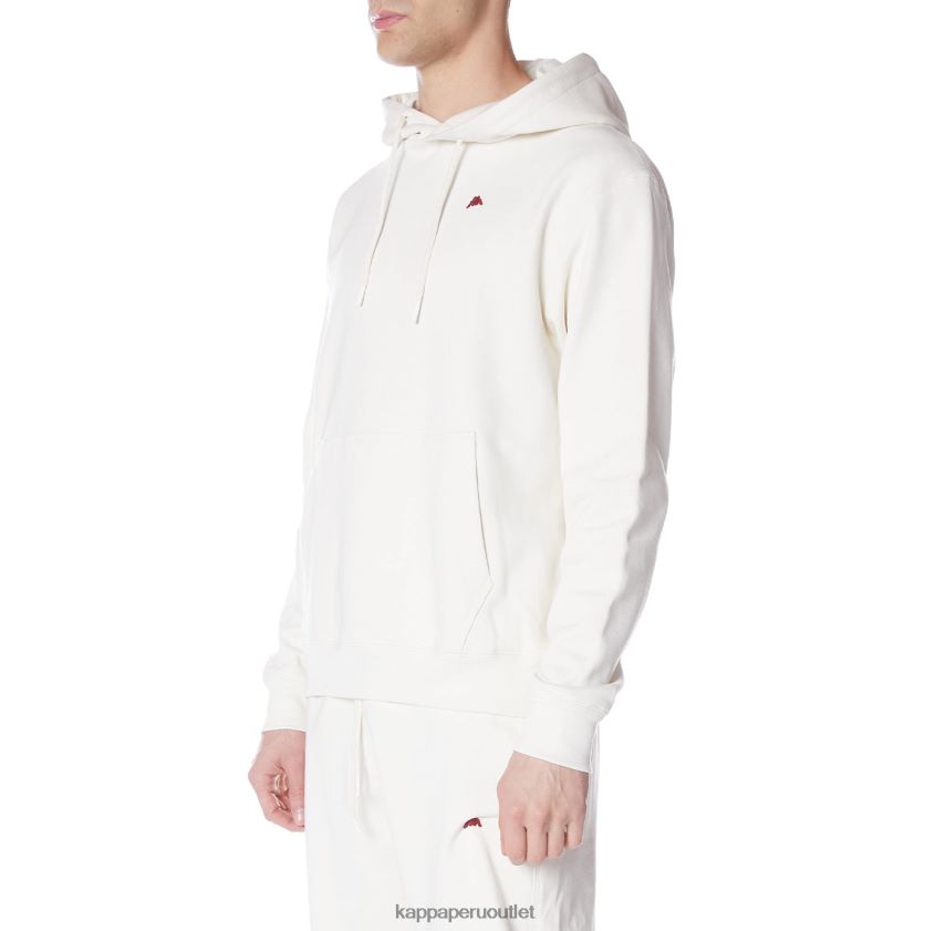 Kappa hombres bata giovani gramys sudadera con capucha crema 2XPNV648