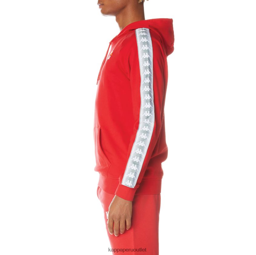 Kappa hombres sudadera con capucha 222 banda solgo rojo 2XPNV640