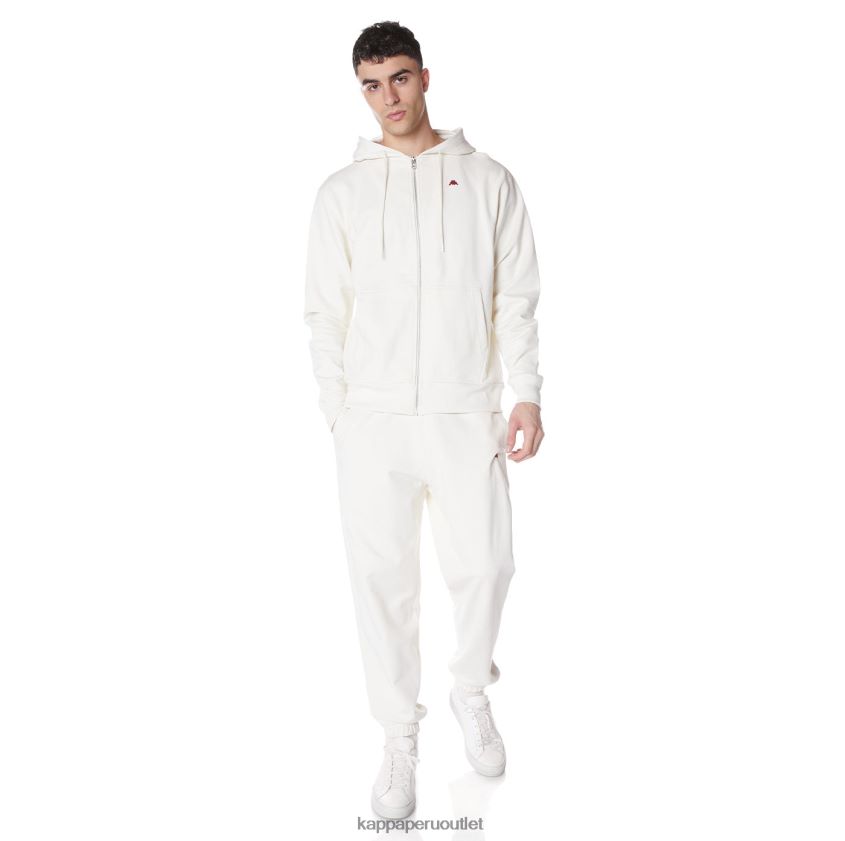 Kappa hombres sudadera robe giovani portos crema 2XPNV653