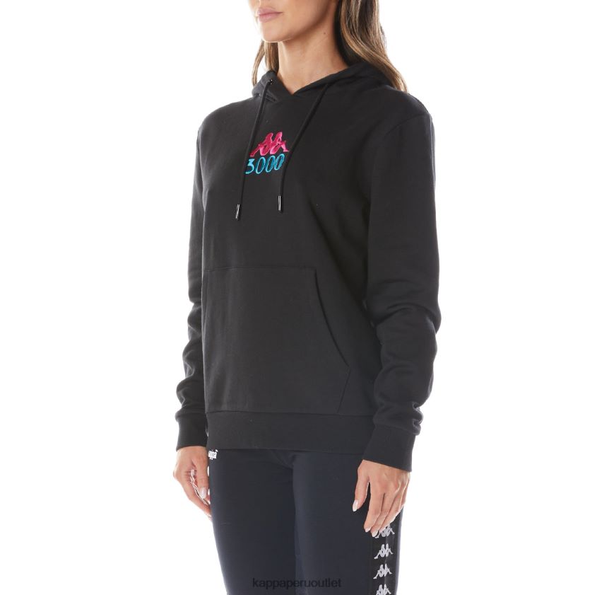Kappa hombres sudaderas con capucha de gumball gazes negro 2XPNV657