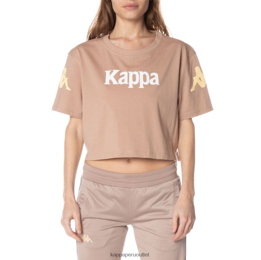 Kappa mujer camiseta autentica de leche beige 2XPNV6383