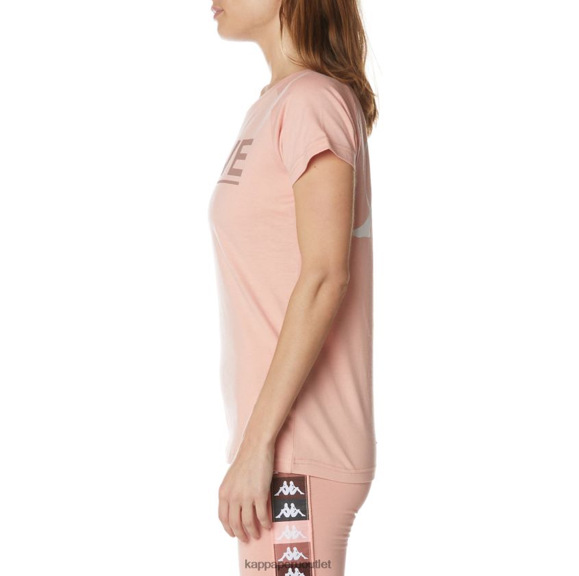 Kappa mujer camiseta autentica gornicza rosa 2XPNV6379