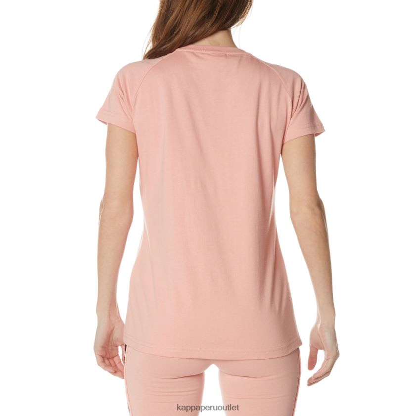 Kappa mujer camiseta westessi auténtica rosa 2XPNV6377