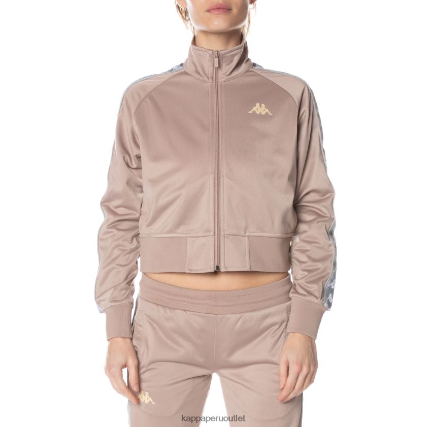 Kappa mujer chaqueta deportiva casper 222 banda beige 2XPNV6366