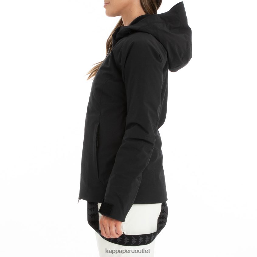 Kappa mujer chaqueta de esquí 6cento 610 negro 2XPNV6372