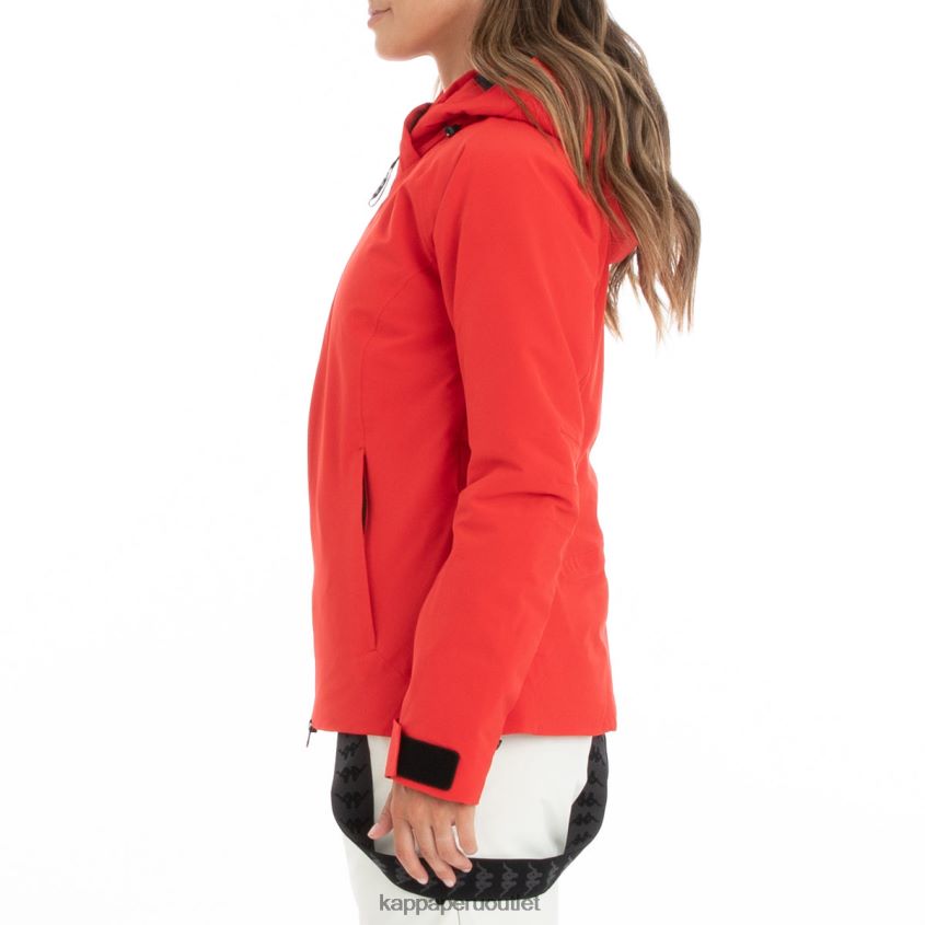 Kappa mujer chaqueta de esquí 6cento 610 rojo 2XPNV6375