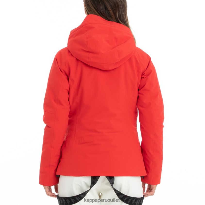 Kappa mujer chaqueta de esquí 6cento 610 rojo 2XPNV6375