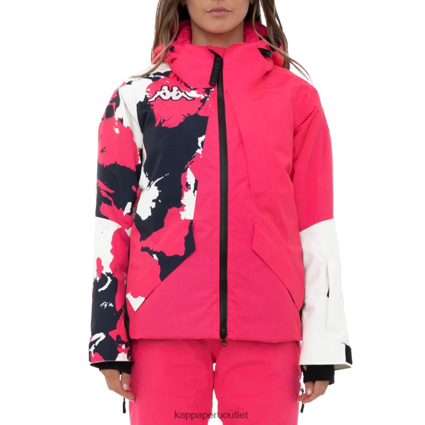 Kappa mujer chaqueta de esquí 6cento 612p azul rosado 2XPNV6373