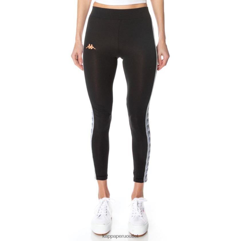 Kappa mujer leggins banda garpie 222 negro azabache 2XPNV6394