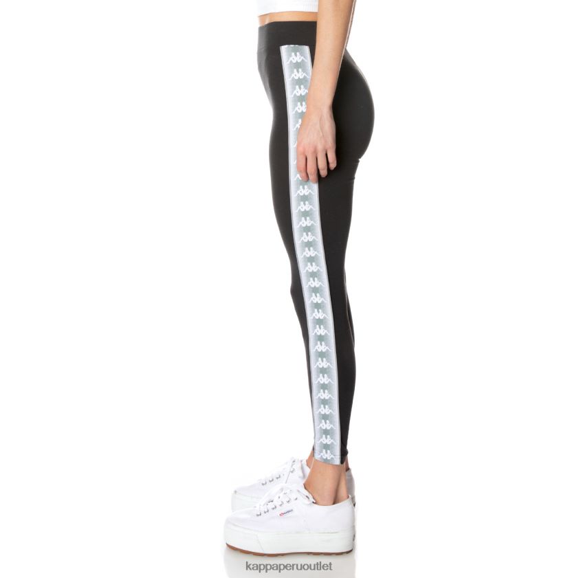 Kappa mujer leggins banda garpie 222 negro azabache 2XPNV6394