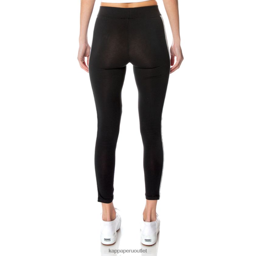 Kappa mujer leggins banda garpie 222 negro azabache 2XPNV6394