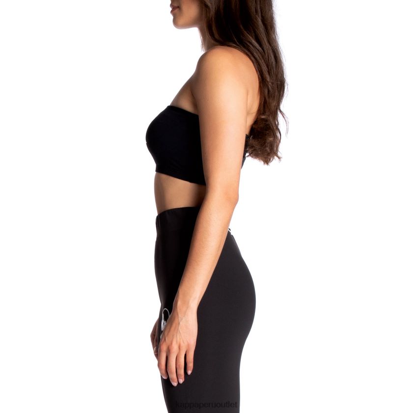 Kappa mujer auténtico bandeau koszalin azabache negro 2XPNV6386