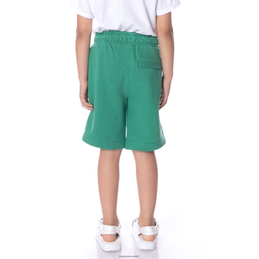 Kappa niños pantalones cortos de sangone auténticos para niños verde 2XPNV6786