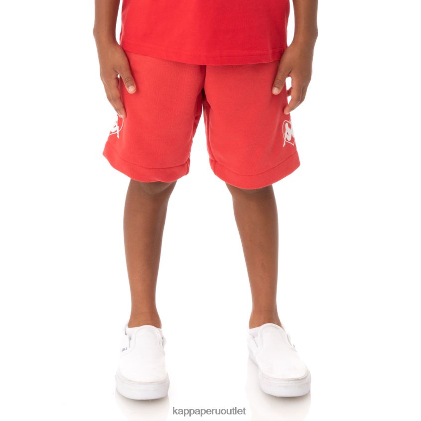 Kappa niños pantalones cortos radom de amor auténtico para niños rojo 2XPNV6814