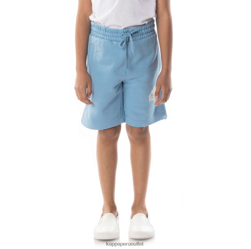 Kappa niños pantalones cortos uppsala auténticos para niños arena azul claro 2XPNV6798