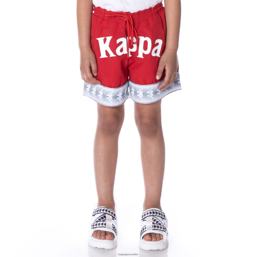 Kappa niños shorts de baño para niños 222 banda calband rojo 2XPNV6788