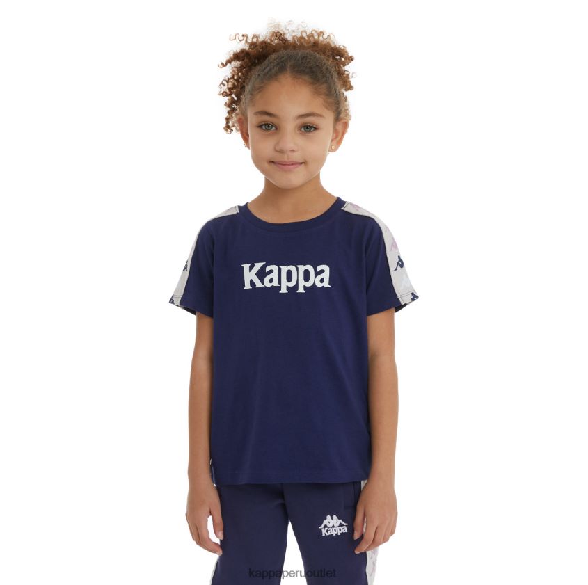 Kappa niños camiseta 222 banda deto 2 niños Armada 2XPNV6732