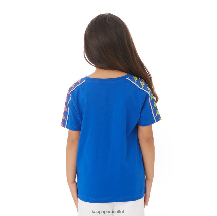 Kappa niños camiseta bendoc auténtica para niños azul 2XPNV6783