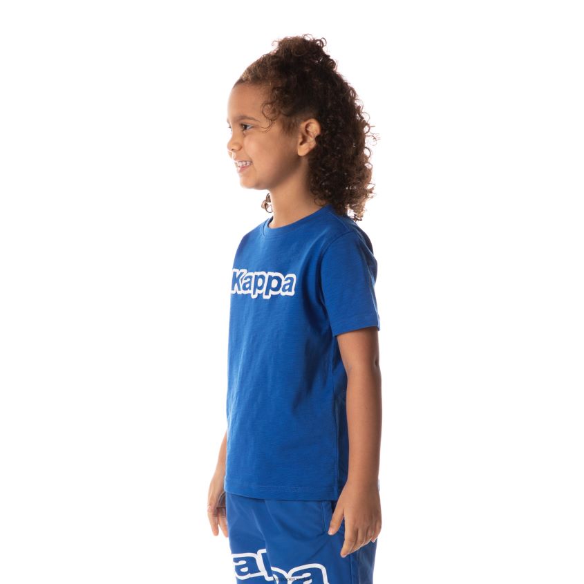 Kappa niños camiseta con logo cabal azul 2XPNV6706