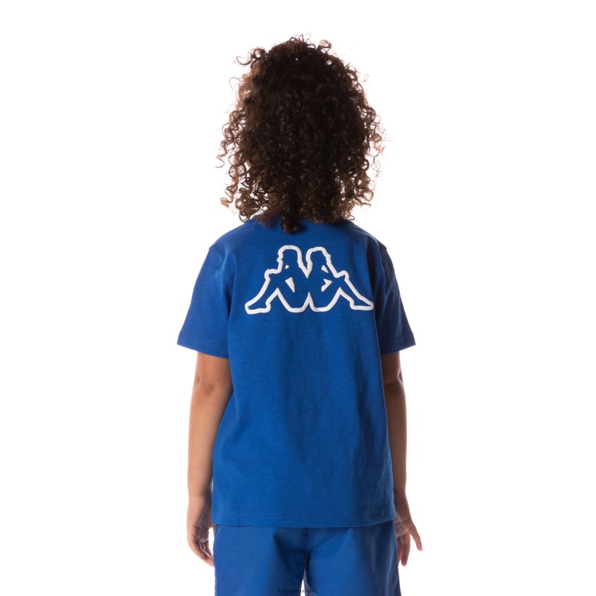 Kappa niños camiseta con logo cabal azul 2XPNV6706