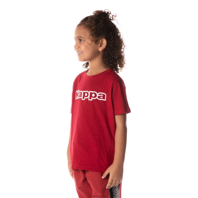 Kappa niños camiseta con logo cabal rojo 2XPNV6707