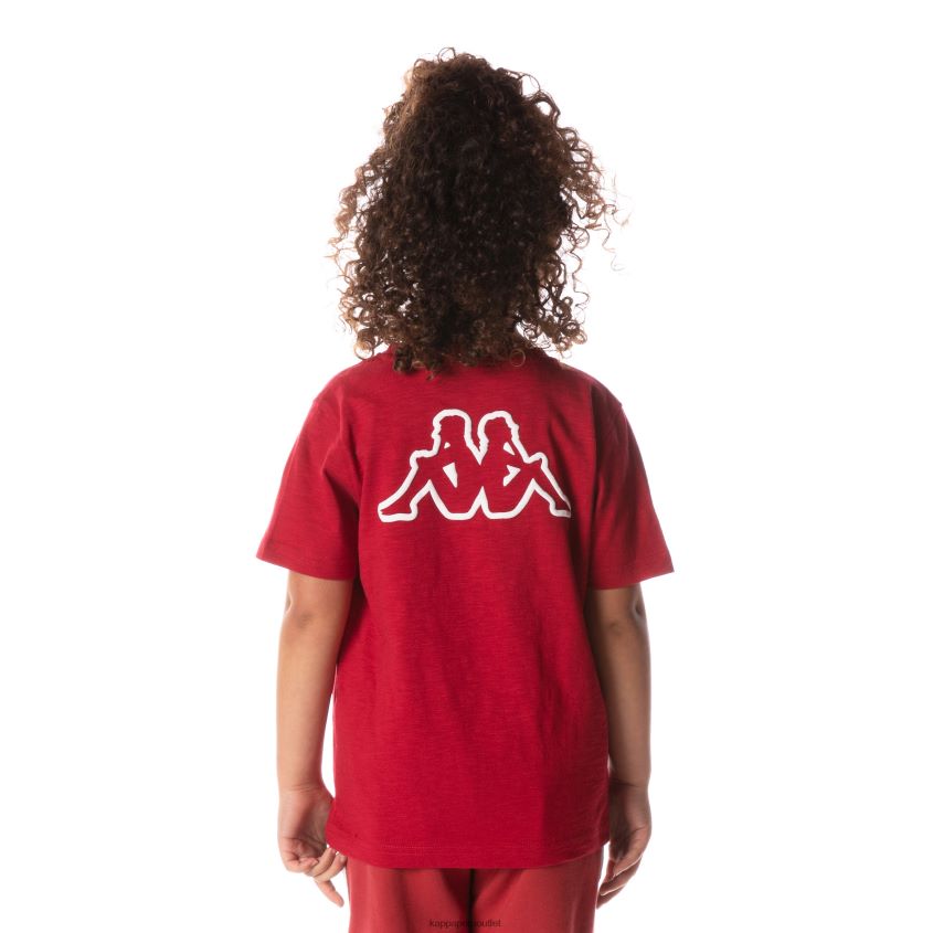 Kappa niños camiseta con logo cabal rojo 2XPNV6707