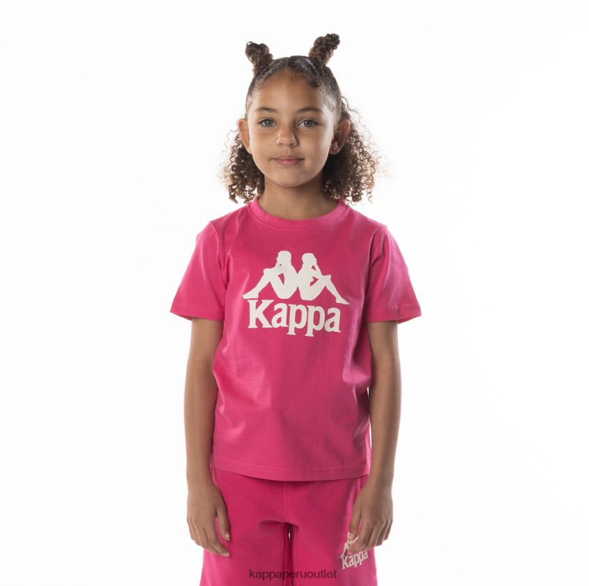 Kappa niños camiseta esstesi auténtica para niños arena rosa 2XPNV6693