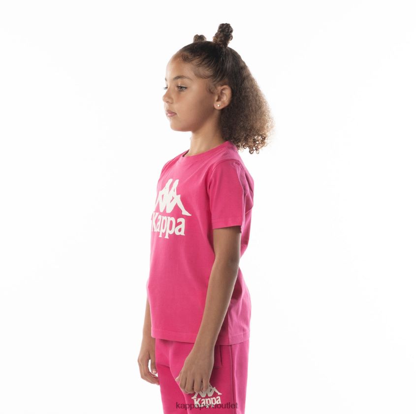 Kappa niños camiseta esstesi auténtica para niños arena rosa 2XPNV6693
