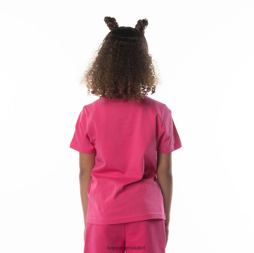 Kappa niños camiseta esstesi auténtica para niños arena rosa 2XPNV6693