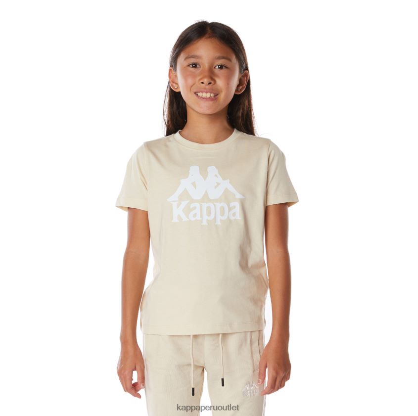 Kappa niños camiseta estessi niños auténtica beige 2XPNV6667