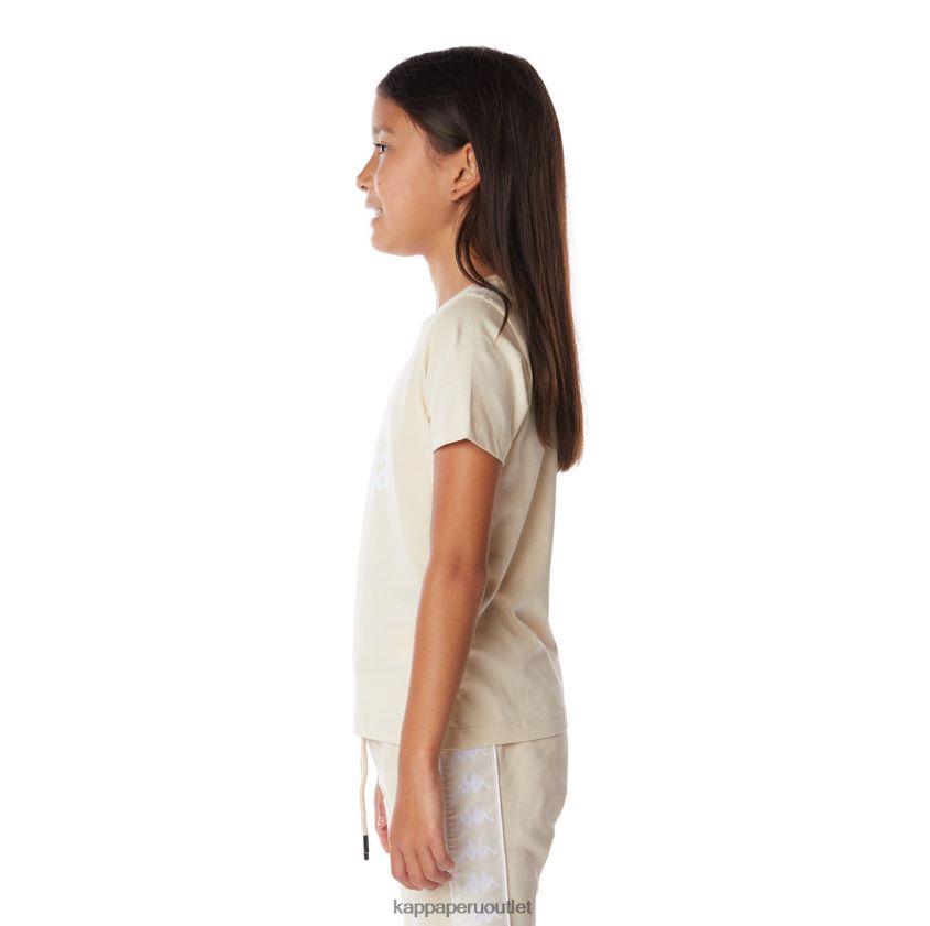 Kappa niños camiseta estessi niños auténtica beige 2XPNV6667