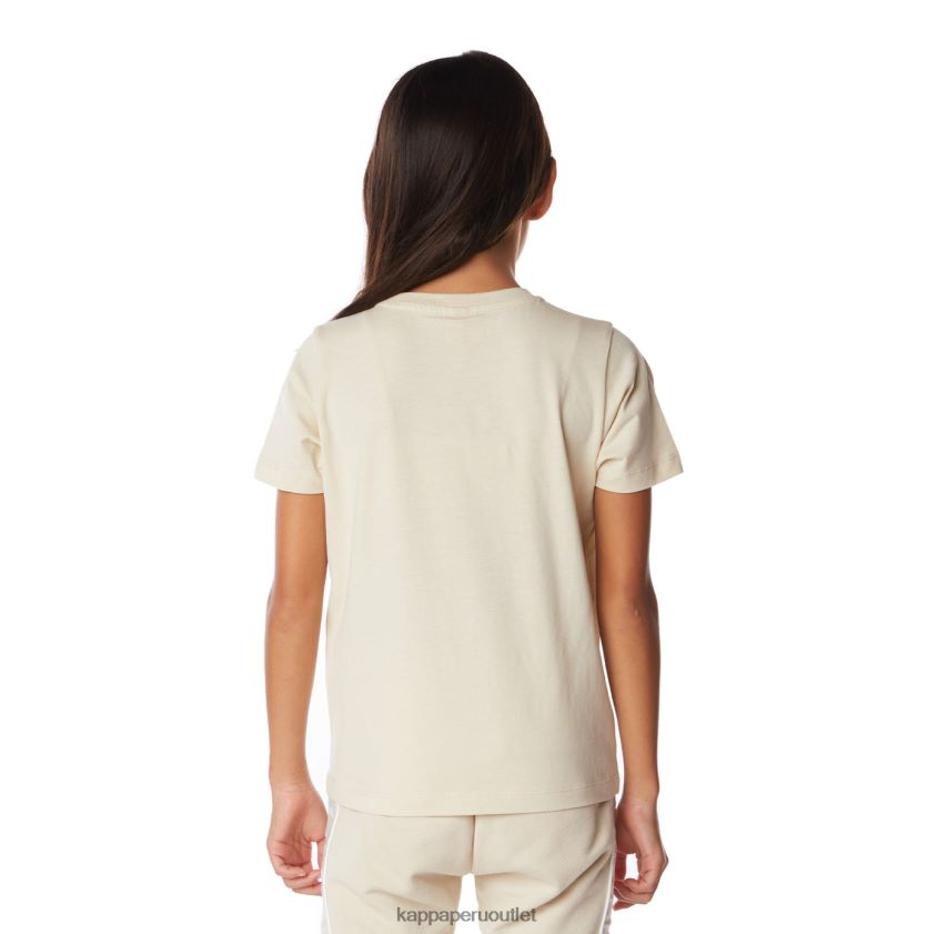 Kappa niños camiseta estessi niños auténtica beige 2XPNV6667