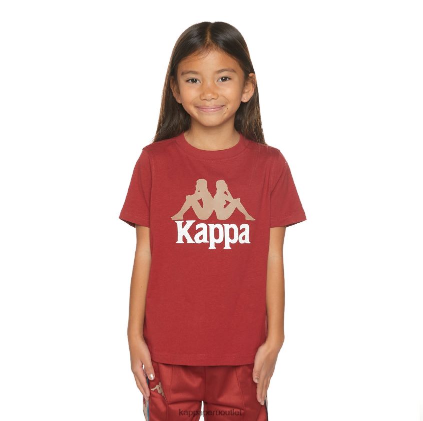 Kappa niños camiseta estessi niños auténtica granate 2XPNV6657