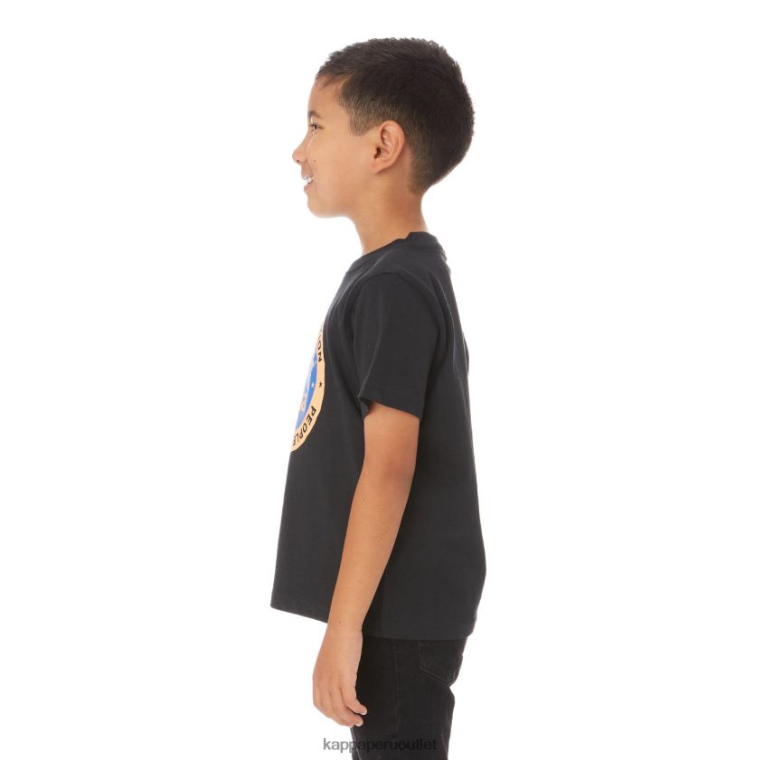 Kappa niños camiseta franker autentica niños negro 2XPNV6773