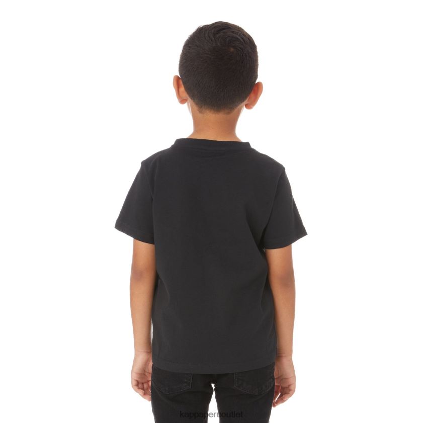 Kappa niños camiseta franker autentica niños negro 2XPNV6773