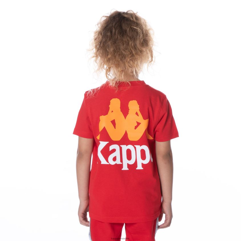 Kappa niños camiseta niños authentic ables rojo 2XPNV6650