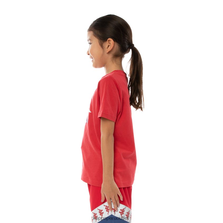 Kappa niños camiseta reflectante dris auténtica para niños rojo azul reflectante 2XPNV6784