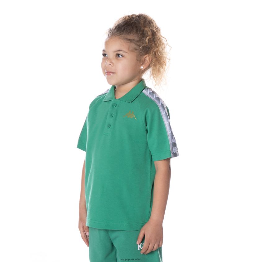 Kappa niños polo 222 banda calgar niño verde 2XPNV6652