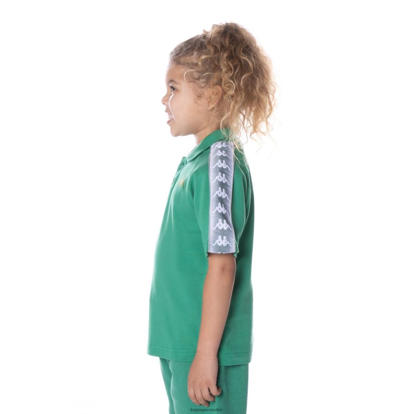 Kappa niños polo 222 banda calgar niño verde 2XPNV6652