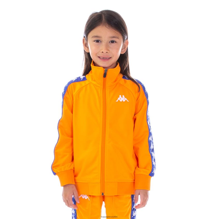 Kappa niños chaqueta deportiva 222 banda anniston para niños amarillo azul blanco 2XPNV6451